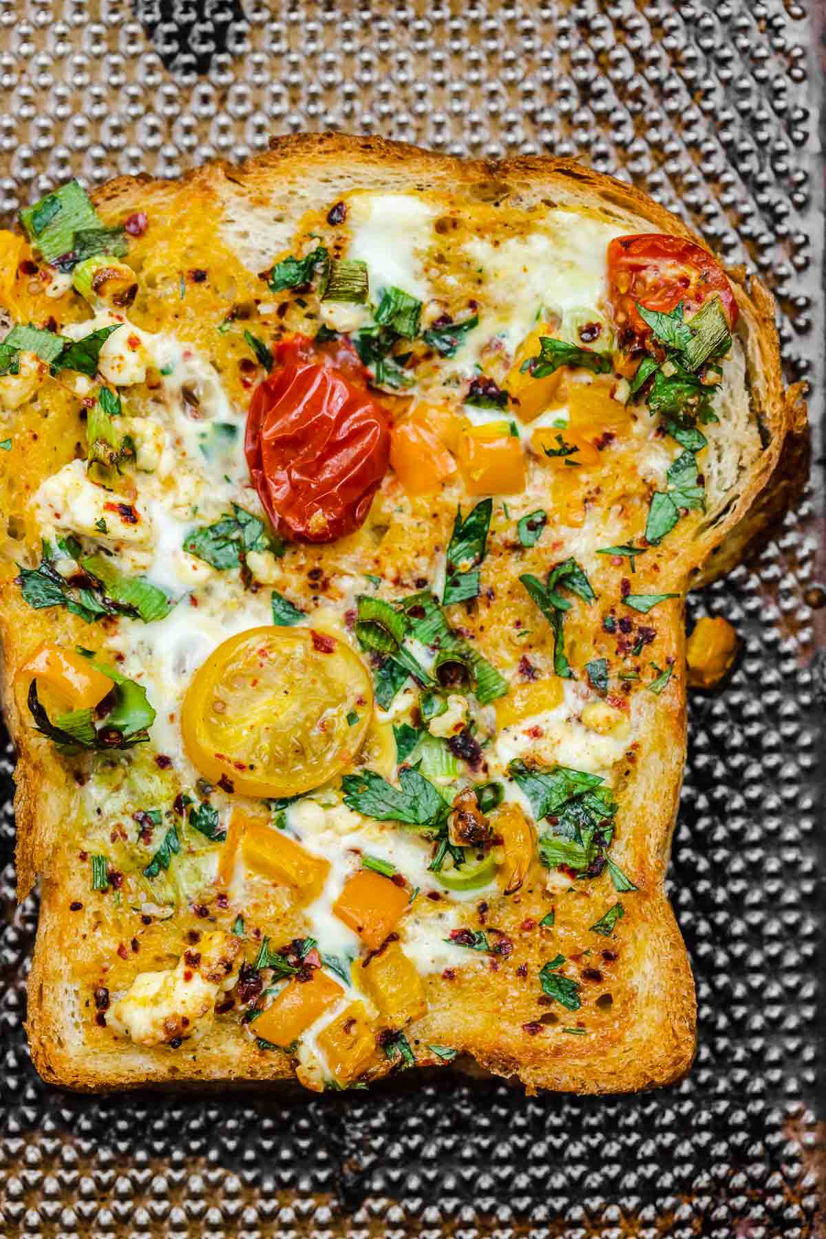 Egg Toast With Vegetables Healthy Breakfast Recipe Modern Natural 