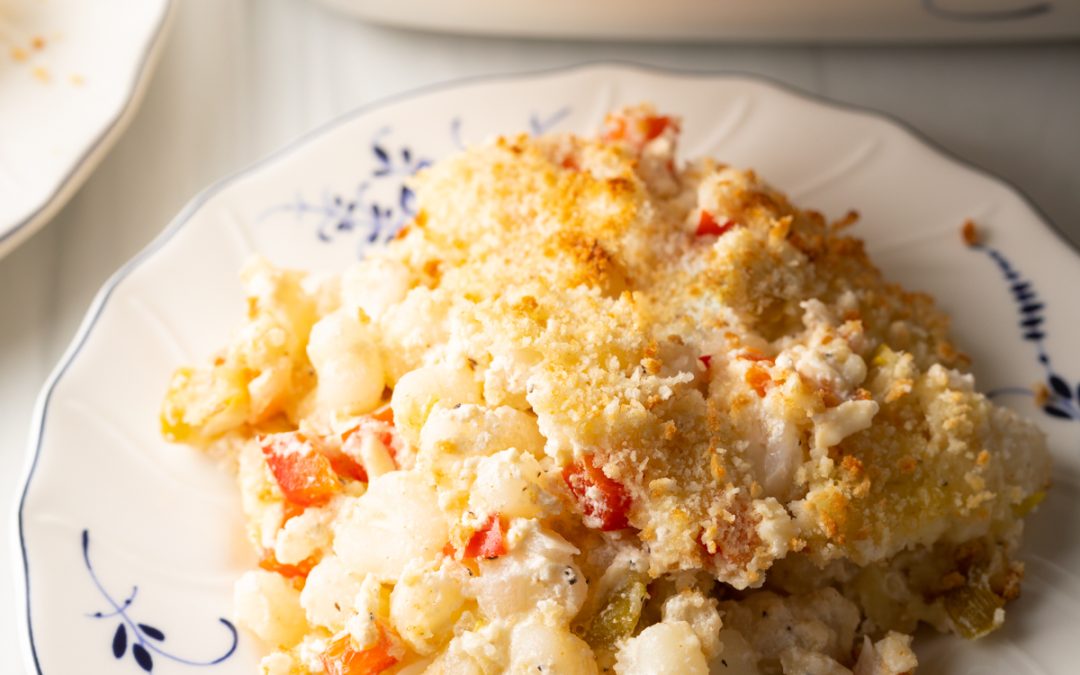 Cheesy Hominy Casserole Recipe - A Spicy Perspective - Modern Natural ...