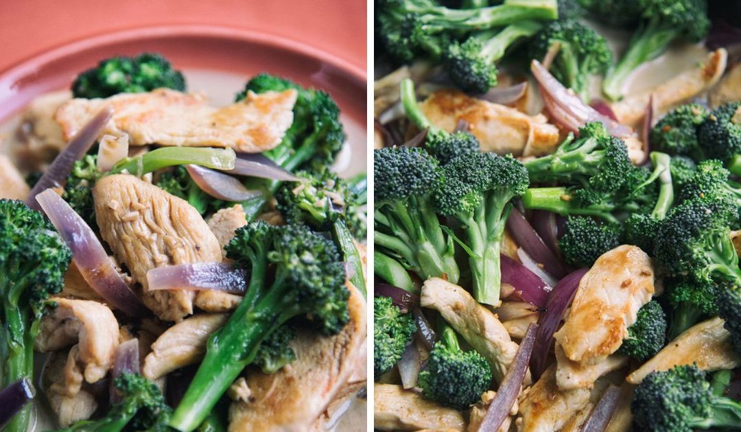 Chicken and Broccoli with Creamy Garlic Sauce Recipe