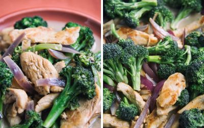 Chicken and Broccoli with Creamy Garlic Sauce Recipe