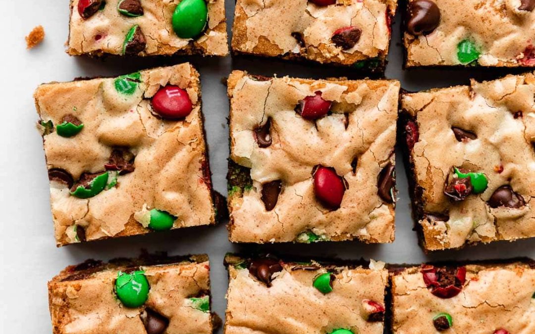 Soft M&M Cookie Bars Recipe - Sally's Baking Addiction